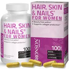 A 2010 study also found that men who took this vitamin for skin and hair grew more hair than those given a placebo. Bronson Skin Hair Nails Biotin Vitamin A C E B2 B6 100 Capsules For Sale Online Ebay