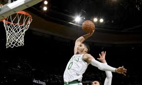 Et on tuesday at td garden. Watch Jayson Tatum Throws Down Tomahawk Slam In Celtics Vs Thunder