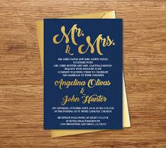 Set Of 5 Gold Navy Blue Wedding Invitation Printable Classic Etsy In 2020 Blue Wedding Invitations Wedding Invitation Templates Wedding Invitations