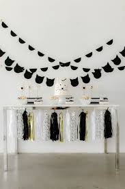 79 white wedding centerpieces martha stewart weddings. Kara S Party Ideas Black White Kitty Birthday Party Kara S Party Ideas