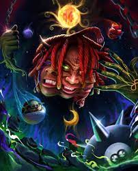 Retro behang telefoonachtergronden dope wallpapers halloween achtergronden fotografietrucs psychedelisch. Trippie Redd Miss The Rage Wallpaper Kolpaper Awesome Free Hd Wallpapers