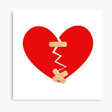 Fan tribute album cover for the 10th anniversary of 808s and heartbreak, an album by kanye west. Broken Heart Canvas Prints Redbubble