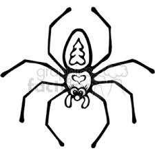 Black And White Cartoon Spider Spider Drawing Save Water Poster Drawing Drawings