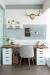 Modern Corner Study Table Design