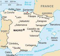 Bilbao Cruises Map Of Spain Seville Andalusia