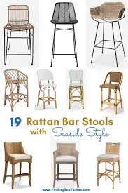 Make mealtimes more inviting with comfortable and attractive dining room and kitchen chairs. 19 Best Coastal Rattan Bar Stools For A Summer Soiree