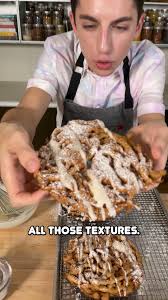 Cinnamon Bun Funnel Cakes Are Life Changingly Delicious, RECIPE:  https://www.eitanbernath.com/2021/06/09/cinnamon-roll-funnel-cake-with-cream-cheese-frosting/ 