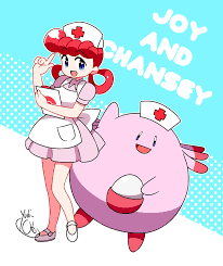 Nurse Joy And Chansey By Yuki Oto On Deviantart Pokemon Nurse Drawing Yuki
