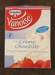 Creme Chantilly Vanoise Dr Oetker Vanoise 72g