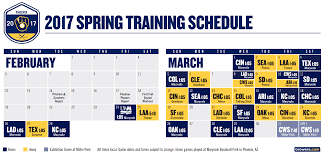 View the 380 premier league fixtures for the 2020/21 season, visit the official website of the premier league. Brewers Unveil 2017 Spring Training Exhibition Schedule The Brewer Nation