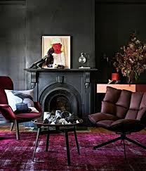 Dark Moody Living Room With Black Walls Dark Interior Design Dark Interiors Interior Design Pictures