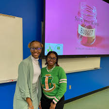 Sis. Jadyn Dean and Sis. Nia Hunt lead a wonderful presentation