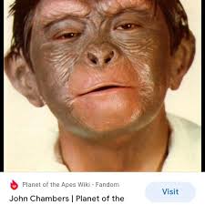 John Chambers was an award winning Hollywood makeup man. Known for Planet  of the Apes and for being the best in the business, he was claimed to have  been the man behind
