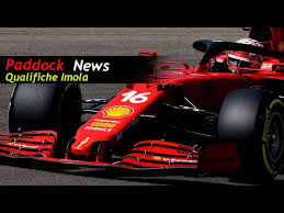 Velocità massima di 330 orari. Formula 1 Post Qualifiche Gp Imola Zampata Leclerc Con La Ferrari Youtube