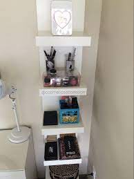 Makeup Storage And Organization Ikea Lack Shelf Unit Malm Dressing Table Makeup Storage Organization Makeup Storage Ikea Lack Shelf