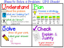 Solving A Word Problem With Ups Check Anchor Chart Posters Notes Foldable