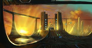 Cityscape 9 Protoss Tribunal By Highdarktemplar On Deviantart Cityscape Anime Images Starcraft