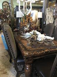 Wood tables, forged iron tables with copper tops, natural stone, glass and leather are just some of the exciting materials used to create our handcrafted rustic tables. Western Style Dining Room Chairs Off 72
