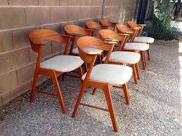 Set Of 8 Danish Modern Dining Chairs By Kai Kristiansen For Ks Mobelfabrik Danish Modern Dining Chair Midcentury Modern Dining Chairs Danish Modern Furniture