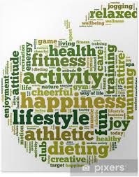 Understand wandering and how to address it. Word Cloud Related To Healthy Lifestyle In Shape Of Apple Poster Pixers We Live To Change