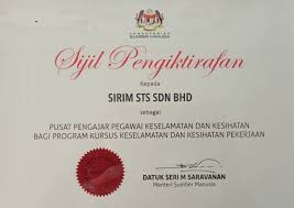Health & safety officer certification exam who may apply. Sirim Sts Recognized As The Safety And Health Officer Training Provider Sirim Sts
