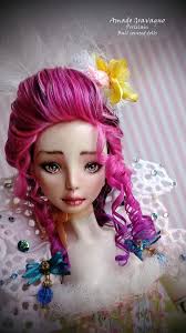 CUSTOM ORDER Rococo Porcelain Bjd LARGE Malena Ball Jointed Ooak Fine  Artdoll Pompadour Baroque Pastel Candy Maria Antonieta Fullset Fuchsia