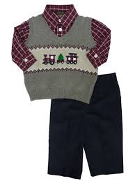 Dockers Infant Toddler Boys 3p Holiday Sweater Vest Shirt Corduroy Pants
