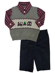 dockers infant toddler boys 3p holiday sweater vest shirt corduroy pants