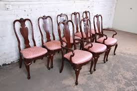 Maybe you would like to learn more about one of these? Ethan Allen Queen Anne Solid Cherry Dining Chairs Set Of Eight At 1stdibs