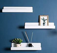 Make the most of the walls with kids shelves, wall cubbies, hooks and hardware. Amazon Com Ieek 15 Inch White Floating Wall Shelf Modern Picture Display Ledge And Wall Book Shelves For Kids Room Wall Storage Rack For Bedroom Living Room Office Set Of 3 Kitchen Dining