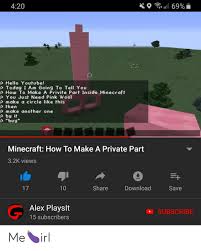 I used a chart while i was building, but wanted to be able to make variable size ovals which is something i couldn't find a decent chart of or generator capable of, so i created this! 420 69 Hello Youtube Today I Am Going To Tell You How To Make A Privite Part Inside Minecrafr You Just Need Pink Wool Make A Circle Like This Then Make