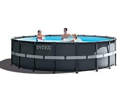 intex kit piscine ultra xtr ronde 5 49 x 132 m piscine et jardin piscine gris