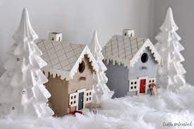 Diy Christmas Village Step By Step Crafts Unleashed Diy Christmas Village Christmas Village Decorations Christmas Decor Diy