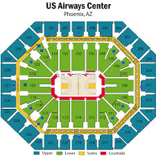 Suns Court Design History Expert Suns Seating Chart Us Airways