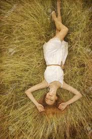 Maybe you would like to learn more about one of these? Beautiful Girl Lying Down At Grass Stock Photo Picture And Royalty Free Image Image 10690054