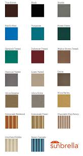 sunbrella color chart spa cover design