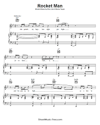 Here is a slow piano (50% speed) tutorial for learning the song rocket man by (sir) elton. Rocket Man Sheet Music Elton John Sheetmusic Free Com