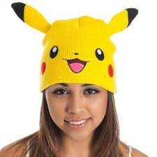 Pikachu Beanie Pokemon Beanie With Ears Pokemon Beanie Pikachu