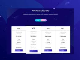 Pricing Page Web Design Interface Design Price List Design