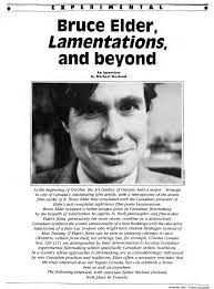 Bruce Elder, and beyond