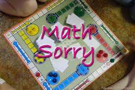 Math Sorry Multi Aged And Abled Math Game Peace Creek On The Prairie Math Board Games Math For Kids Math Night
