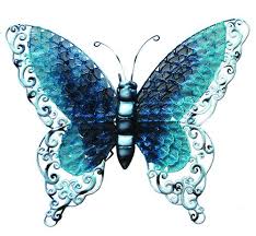 Nylon hanging butterflies transforms any children's room, babies nursery, girl's baby shower, party, home or wedding into a magical space. Enchanted Garden 16 3 Metal Butterfly Outdoor Wall Art Assorted Styles At Menards