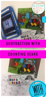 Subtraction Bears In The Cave With And Without Qr Codes Subtraction Basic Subtraction Numbers Preschool