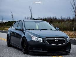 The chevrolet cruze is a compact car that has been made by the chevrolet division of general motors since 2008. 2012 Chevrolet Cruze Lt With 17x8 5 Esr Sr01 And Lionhart 215x45 On Coilovers 602091 Fitment Industries