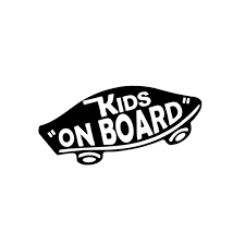 Baby On Board Sign Black And White Aliexpress Com Buy Internal Kids On Board Baby On Board Vans Off The Wall Baby Skateboard Funny Car Sticker For W Car Stickers Funny Car Stickers Car Humor