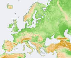 Europe covers around 10,180,000 square kms (3,930,000 sq mi), or two percent of the earth's surface (6.8% of the earth's land area). The Topography Of Europe Mapscaping