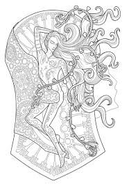 Fantasy coloring pages for adults. Dark Adult Coloring Pages Coloring Pages Ideas