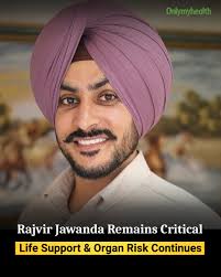 Punjabi singer Rajvir Jawanda is still fighting for life after a serious  road accident near Baddi, Himachal Pradesh. Eight days on, he remains