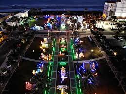 Deck The Chairs Holiday Light Display Jacksonville Beach Moms Holiday Lights Display Holiday Lights Beach Mom