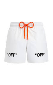 Off White Vilebrequin Printed Shell Swim Shorts Off White Cloth Off White Clothing Brand Off White Clothing White Swim Shorts